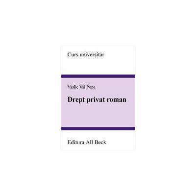 Drept privat roman